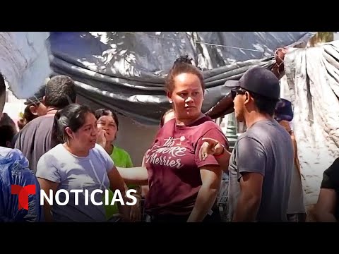 Migrantes celebran ante el posible fin del Título 42 | Noticias Telemundo
