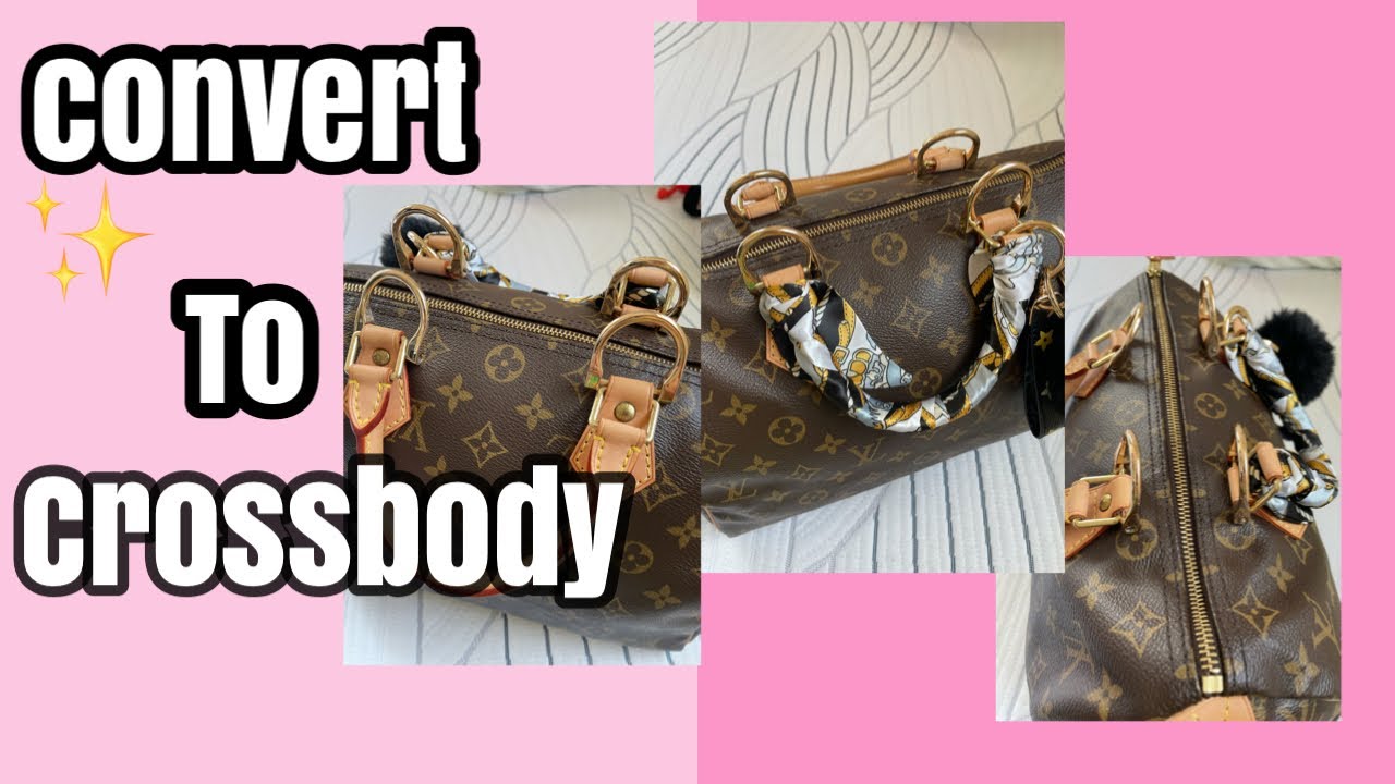 I bought a vintage LV speedy 25 and turned it into a crossbody. No regrets.  🥰 : r/handbags