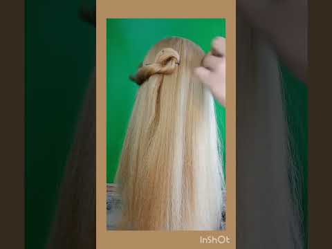 easy and stylist open hairstyle tutorial by shagun#reels #hairstyle #youtubeshorts