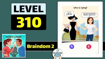 Braindom 2 Level 310 Who is lying Walkthrough