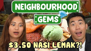 We Found The CHEAPEST NASI LEMAK In Singapore?! | Neighbourhood Gems