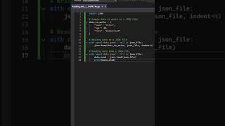 Reading and Writing in a JSON File using Python