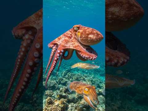 Удивительные способности осьминогов, каракатиц и кальмаров к мимикрии