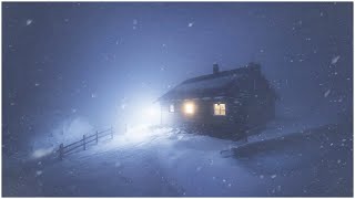 Loud Blizzard, Winter Storm & Wind Sounds for Sleeping┇Heavy Snow Storm┇Howling Wind & Blowing Snow