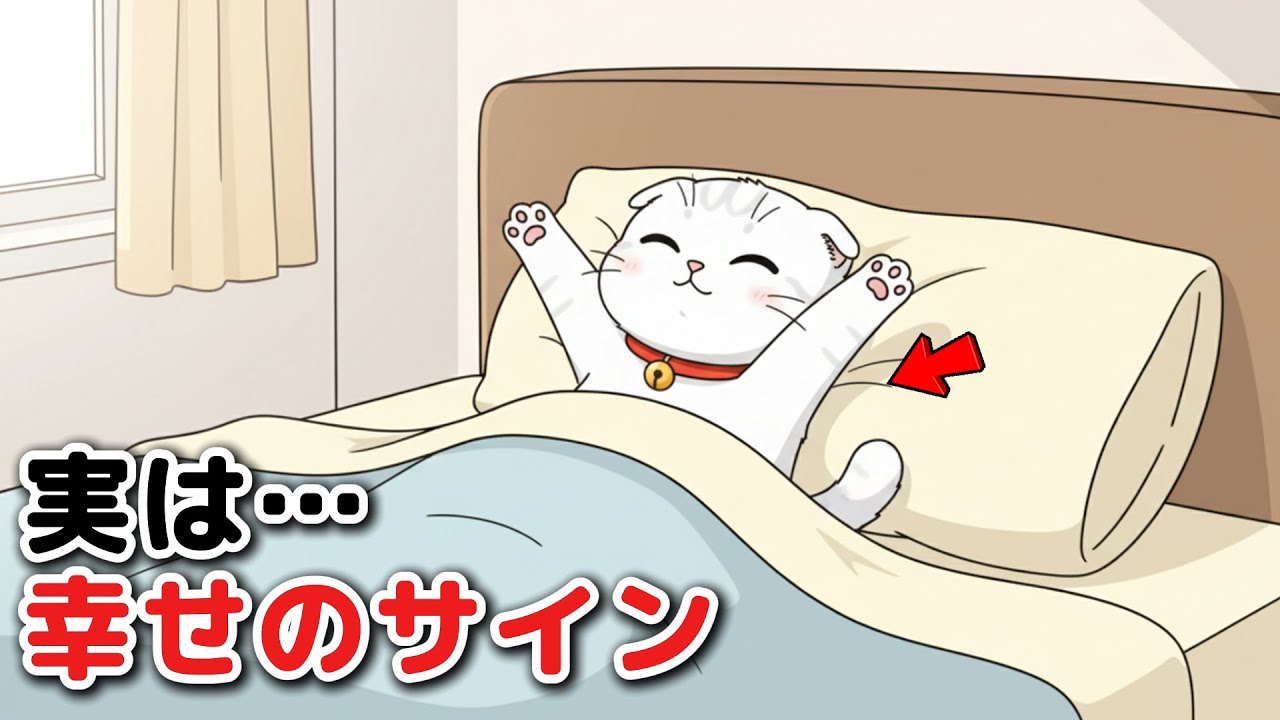 【猫の雑学】実は“眠る前の行動”に隠された幸せサイン