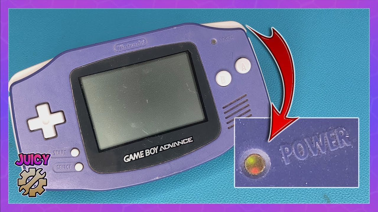 spiselige Nævne Forpustet Flickering power light on the Gameboy Advance - YouTube
