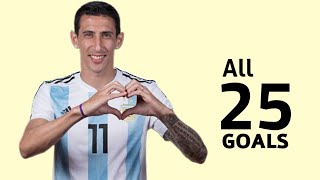 Angel Di Maria ● All 25 Goals For Argentina ● 20102022