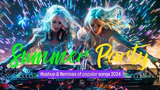 SUMMER PARTY MIX 2024 - Top Mashups \u0026 Remixes of 2024 | Ultimate DJ Dance Mix 2024🌴