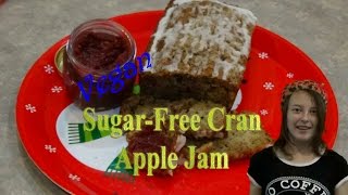 Vegan Sugar Free Cran Apple Jam
If you are looking for a delicious sugar free or vegan holiday jam, then look no further. This Cran Apple jam is absolutely delicious and not too tart.
Vegan Sugar-free Cran-Apple Jam
Yield: 4 1/2 - 5 pints.
Ingredients
• 8 cups of peeled and diced apple (approximately 5-6 large apples, 1/2 inch dice. Use a softer apple like a Golden Delicious. Firm apples wont cook down as well.)
• 4 cups of whole cranberries (24 oz)
• 4 Cups dates (1 c dates per 8 oz of cranberries) finely chopped
• 1 cup water
• 2 lemons, zested and juiced
• 2 tbs ground cinnamon
• 4 Tbsp Chia Seeds mixed with cup of water
Instructions
1. Combine the apples, cranberries, dates and water in a large pot (use a big one, this jam will bubble) over high heat. Bring to a boil, skimming off the foam that develops on the top of the fruit. Cook for 10-15 minutes, until the cranberries pop and the apples soften.
2. Pour into blender/food processor and blend to your preferred consistency. Return back to pot.
3. Add the lemon zest and juice and simmer until the liquid in the pot begins to thicken (because both apples and cranberries are naturally high in pectin, you wont need any additional pectin to help this jam set, as long as you cook it until thick and syrupy though using dates you will not get much of a syrupy texture).
4. Remove from heat and stir in the Chia water mixture
5. Ladle into prepared jars, wipe rims, apply lids and process in a boiling water canner for 10 minutes. Label nicely and distribute to those you love.
If you like this video, please feel free to leave us a comment, click the like button and subscribe to my channel for more Krazy videos with me, Krazy Katelyn!
Thanks for watching and showing your support. Stay tuned for more exciting videos from Krazy Katelyn! Vegan Sugar Free Cran Apple Jam