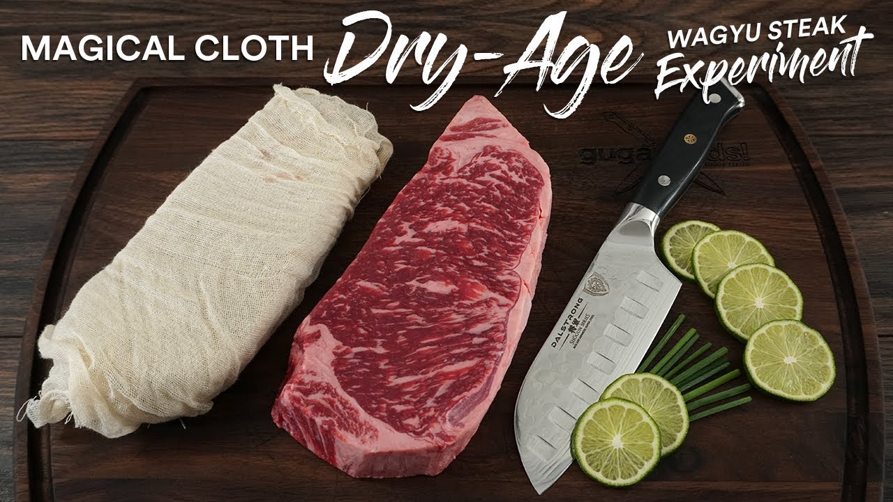 Wagyu Cheesecloth DRY AGE Experiment | Guga Foods
