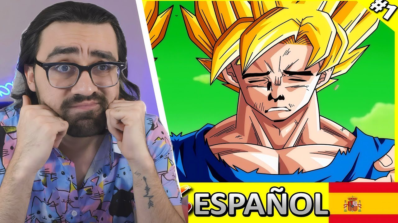 Abraham Z Reacciona a Doblaje ESPAÑA Vs LATINO (Dragon Ball) p1