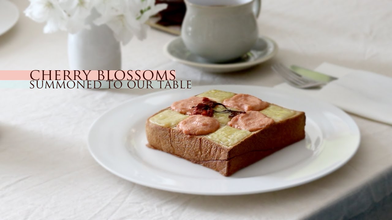 Cherry blossoms on morning toast YouTube