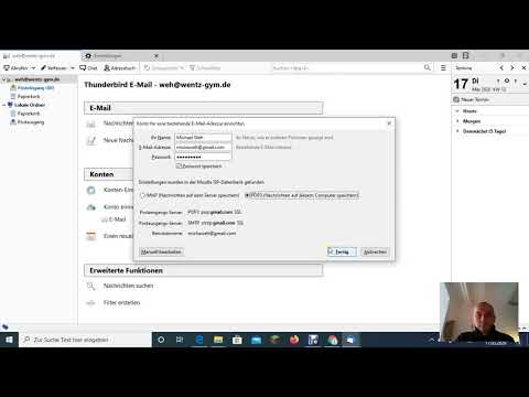 Thunderbird für Wentzkollegen 2 Einrichten der Email Adressen