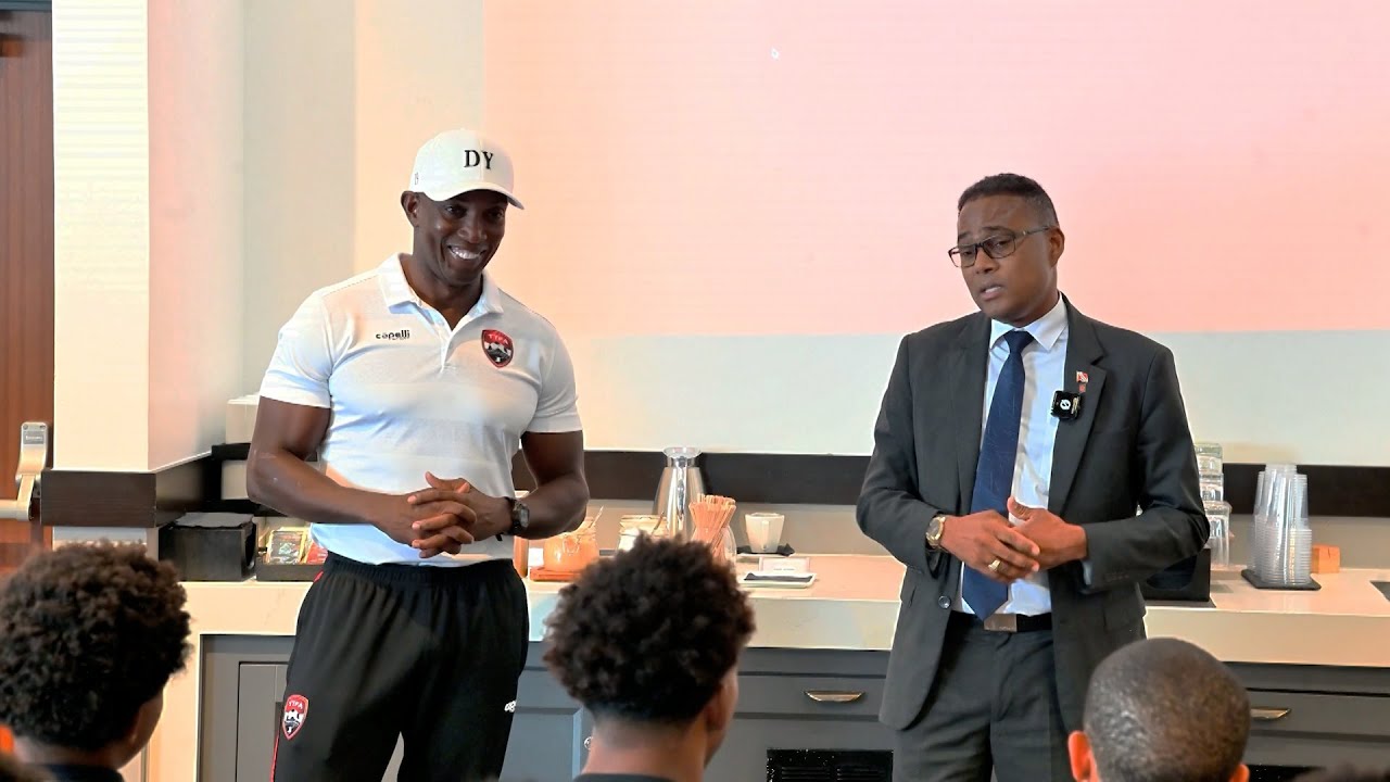 Minister of Sport Shows Support for Senior Men's Football Team Before Jamaica Match