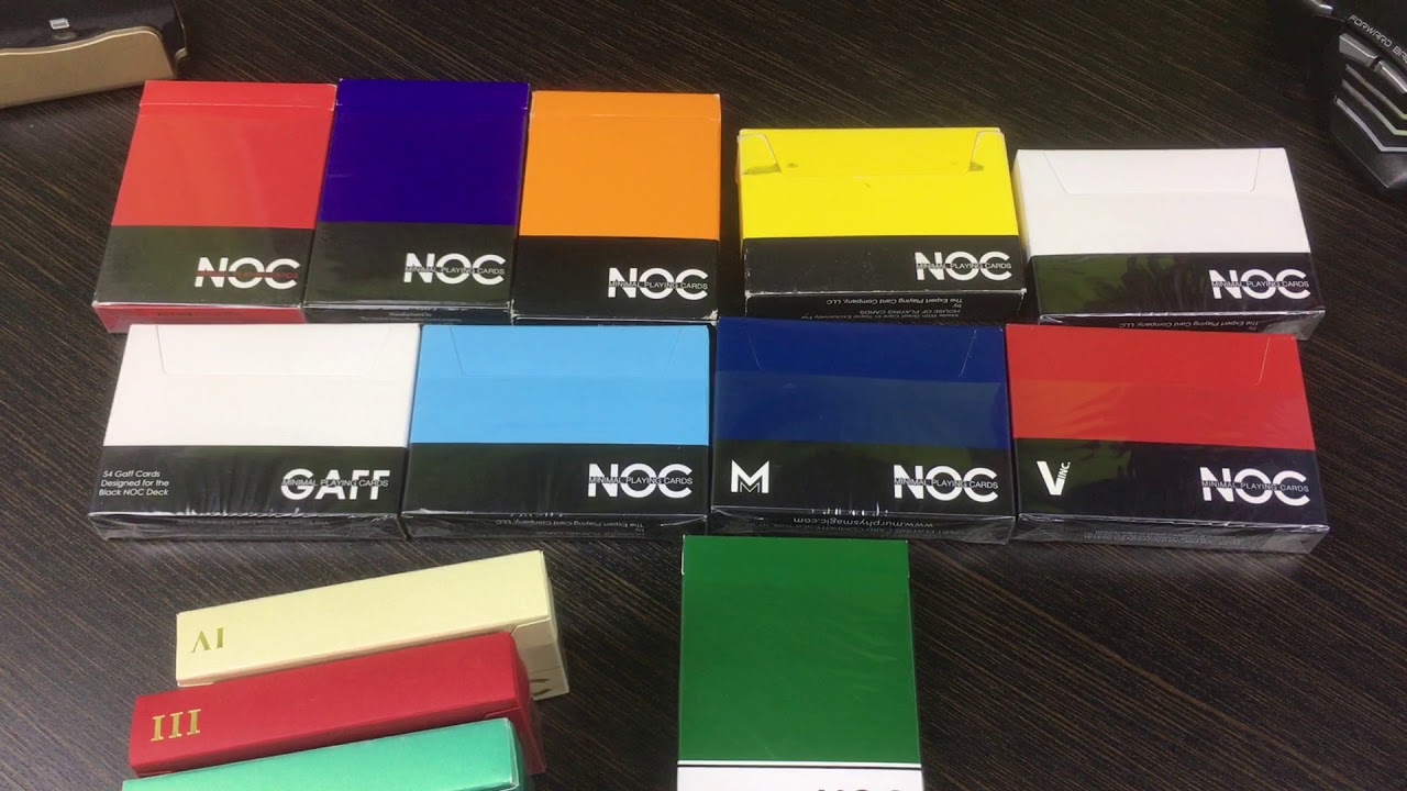 ВСЯ КОЛЛЕКЦИЯ КОЛОД NOC // ALL DECKS NOC COLLECTION The best secrets of card tricks are always No...