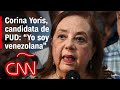 Corina Yoris: &quot;No soy la sustituta de María Corina Machado&quot;