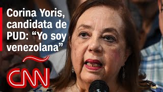 Corina Yoris: "No soy la sustituta de María Corina Machado"