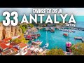 Best things to do in antalya turkey 2024 4k