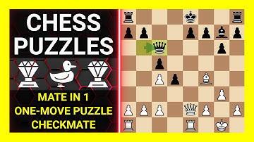 Chess Puzzles to Practice. Themes: Mate in 1, One-move puzzle, Checkmate. Learn Chess