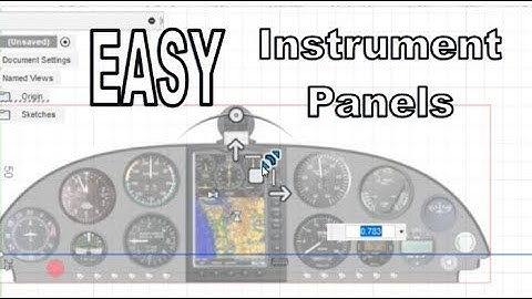 Fusion 360 for RC:  EASY Instrument Panels