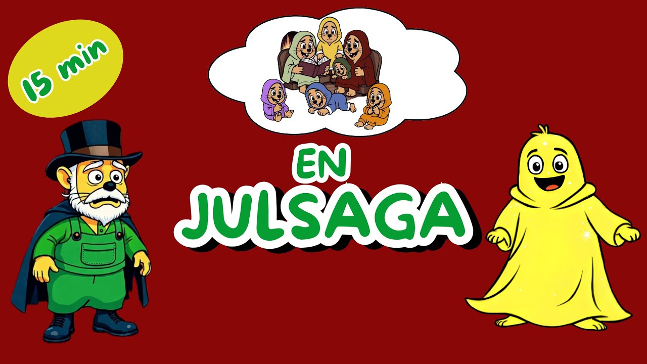 🎄 En julsaga – barnversion | Högläsning med Berra Bäver | ca 15 min | svenska