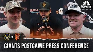Tony Vitello, Logan Webb break down Giants' dominant win against Brewers | NBC Sports Bay Area