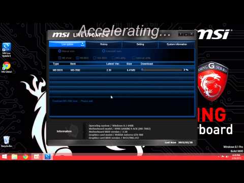 MSI® HOW-TO use Live Update 6 to update BIOS