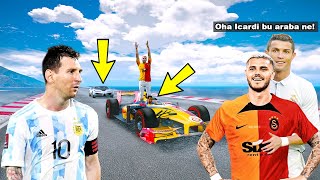 Ronaldo Icardi̇ni̇n Süper Arabasiyla En Uzun Rampaya Çikiyor - Gta 5