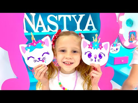 Настя И Ее Новая Diy Комната В Стиле Like Nastya.