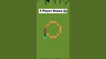 Minecraft 4 players house 🏡#minecraft