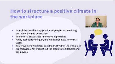 Ideal Workplace Climate and Culture