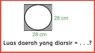 Cara Mudah Menghitung Luas Daerah Yang Diarsir ( Bangun Gabungan )