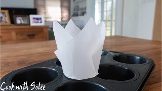 【短片｜Shorts】如何做鬱金香形狀的蛋糕杯｜How to make Tulip Muffin Cups ｜Cooking Hacks | 入廚101｜