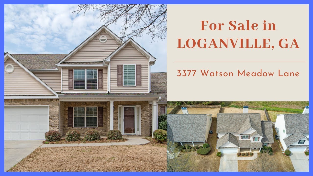 Homes For Sale in Loganville, GA 3377 Watson Meadow Lane I Loganville