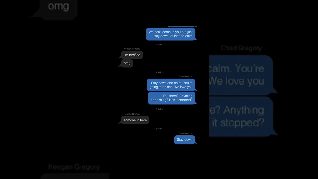 Heart wrenching text messages from a high school diver during school shooting #shorts (link in desc)