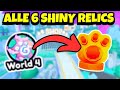 🌏🎯 ALLE 6 SHINY RELICS – Fundorte in Fantasy-Welt 4! (Update 59) | Pet Simulator 99 Deutsch