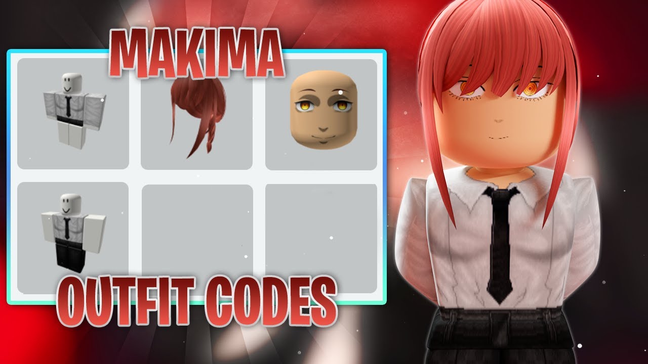 Makima (Chainsaw Man) ROBLOX Outfit, I know there's a hair made for he