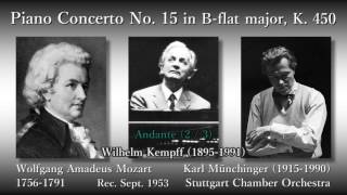 Mozart: Piano Concerto No. 15, Kempff & Münchinger (1953