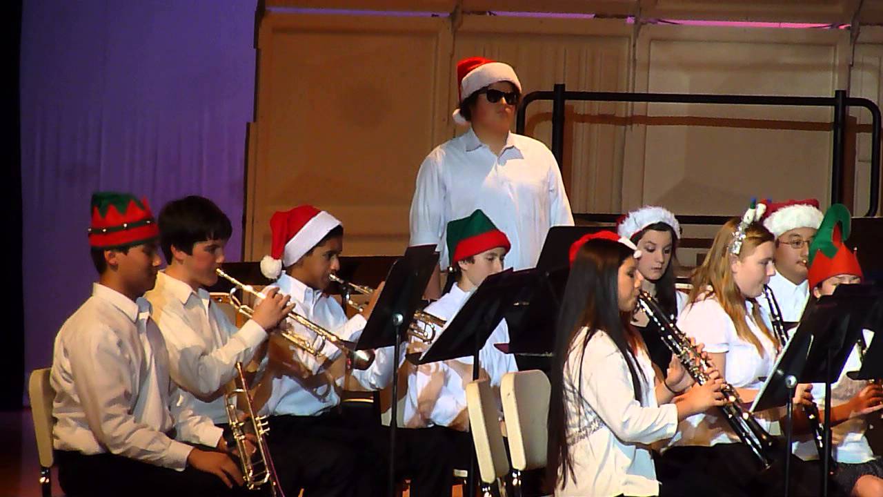 2013 Urbana HS Band Holiday Concert "Sleigh Ride" YouTube