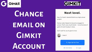 How to Change Your Email Address on Gimkit Account? Edit Your Email Address on Gimkit on PC 2024