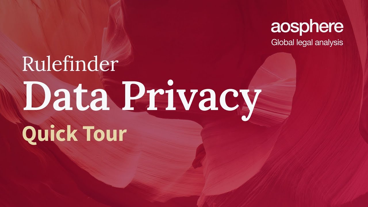 Rulefinder Data Privacy: A Quick Tour