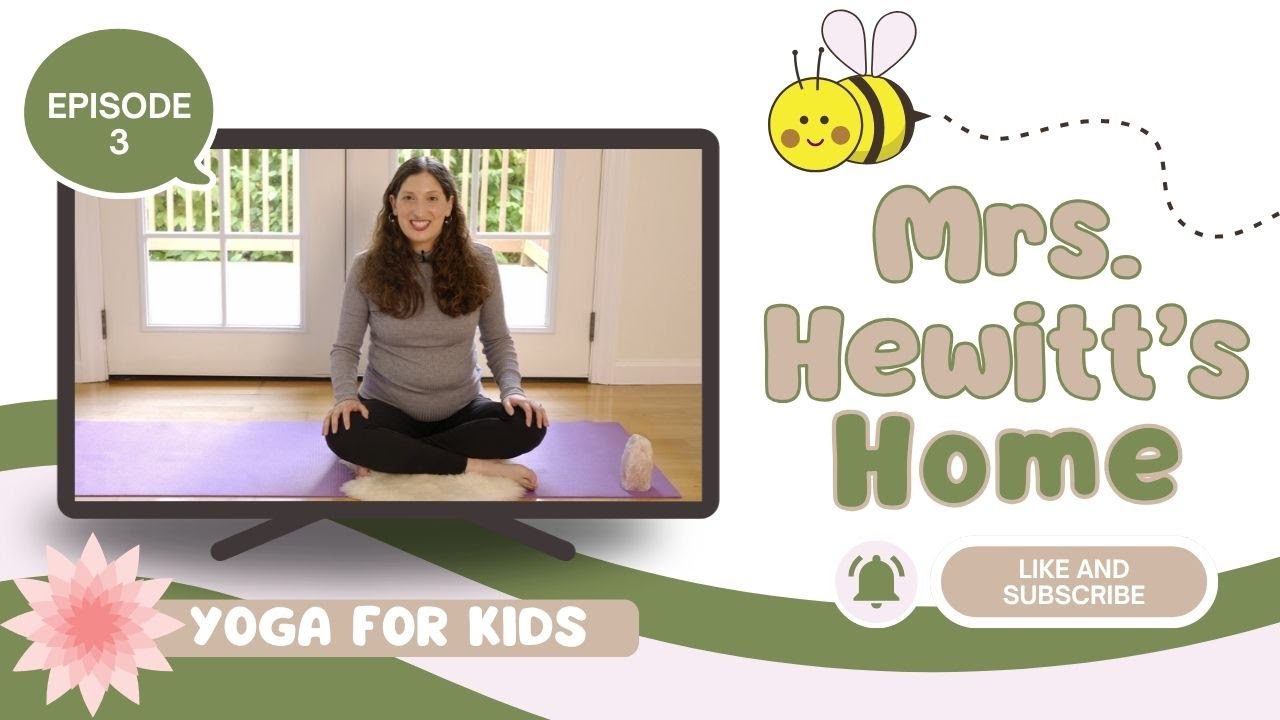 Миссис Хьюитт занимается йогой | Эпизод 3 | Йога для детей, осознанность, дыхание кролика и обуче...