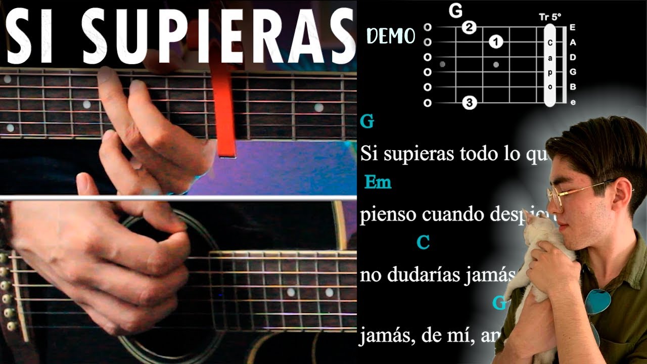 Si Supieras - Kevin Kaarl GUITARRA Tutorial / DEMO | Acordes