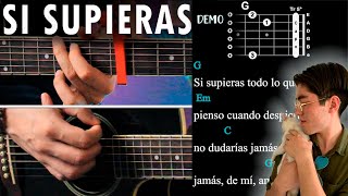 Si Supieras - Kevin Kaarl GUITARRA Tutorial / DEMO | Acordes