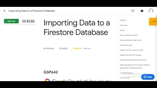 Importing Data to a Firestore Database | Firebase Development | Qwiklabs GSP642 | TECH_ED