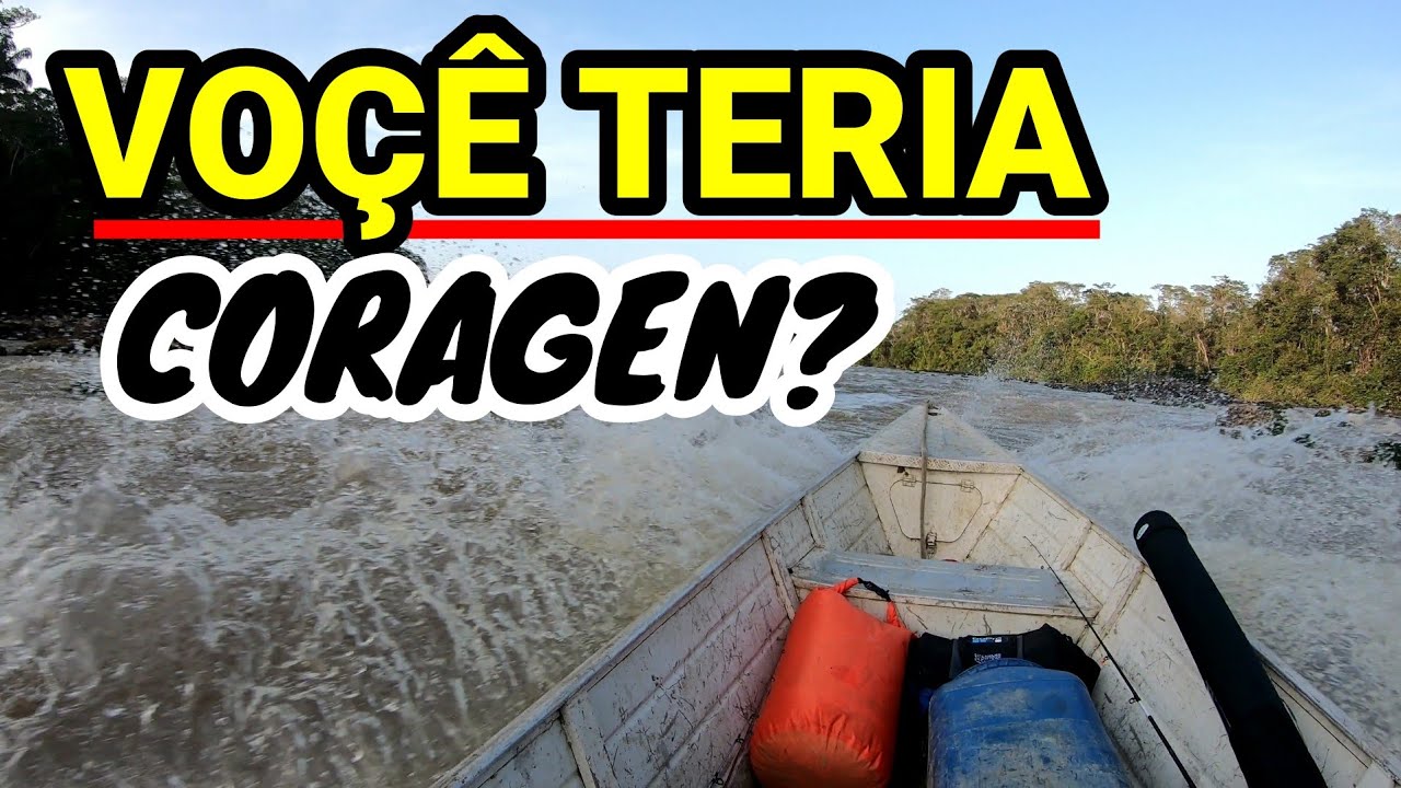 Passando pelas corredeiras mais perigosas 😱 do Rio mucajaí RR