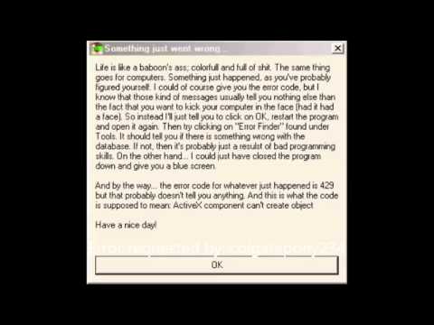 Microsoft Sam Reads Funny Windows Errors   Season 2 Episode 5