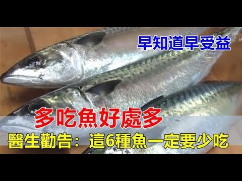 多吃魚好處多，醫生勸告：6種魚要少吃，第一種是很多人的最愛，為了健康，別再吃了
