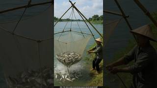 मछली पकड़ने का अब तक का सबसे आसान तरीका 🤯 #fishing #nets