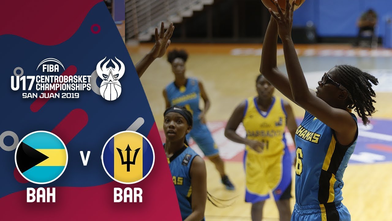 Bahamas v Barbados - Full Game - Centrobasket U17 Women's Championship 2019 oceania insignia